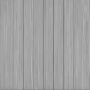 Close-up texture of driftwood gray vinyl fencing panel that mimics natural weathered wood grain