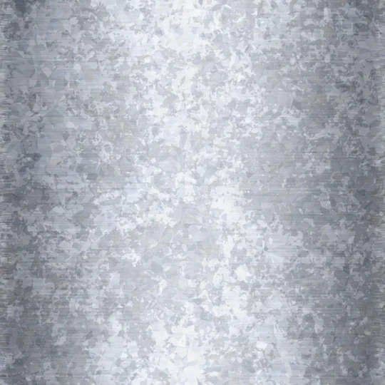 Galvanized fence color sample